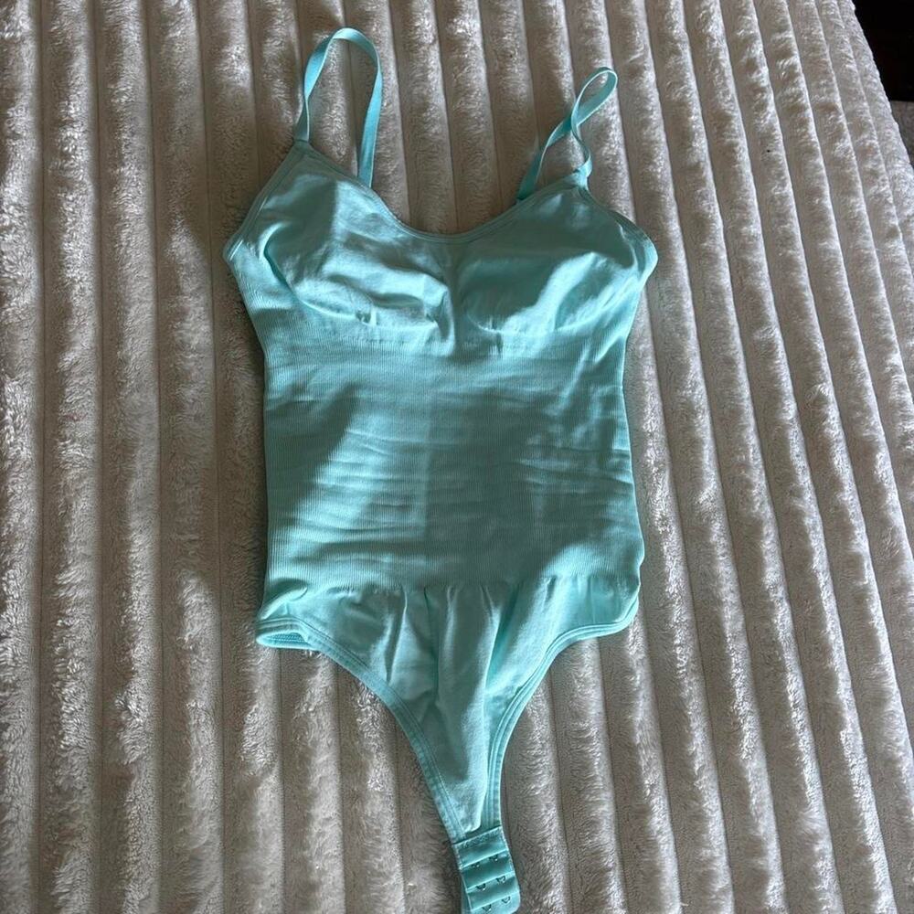 Light blue bodysuit